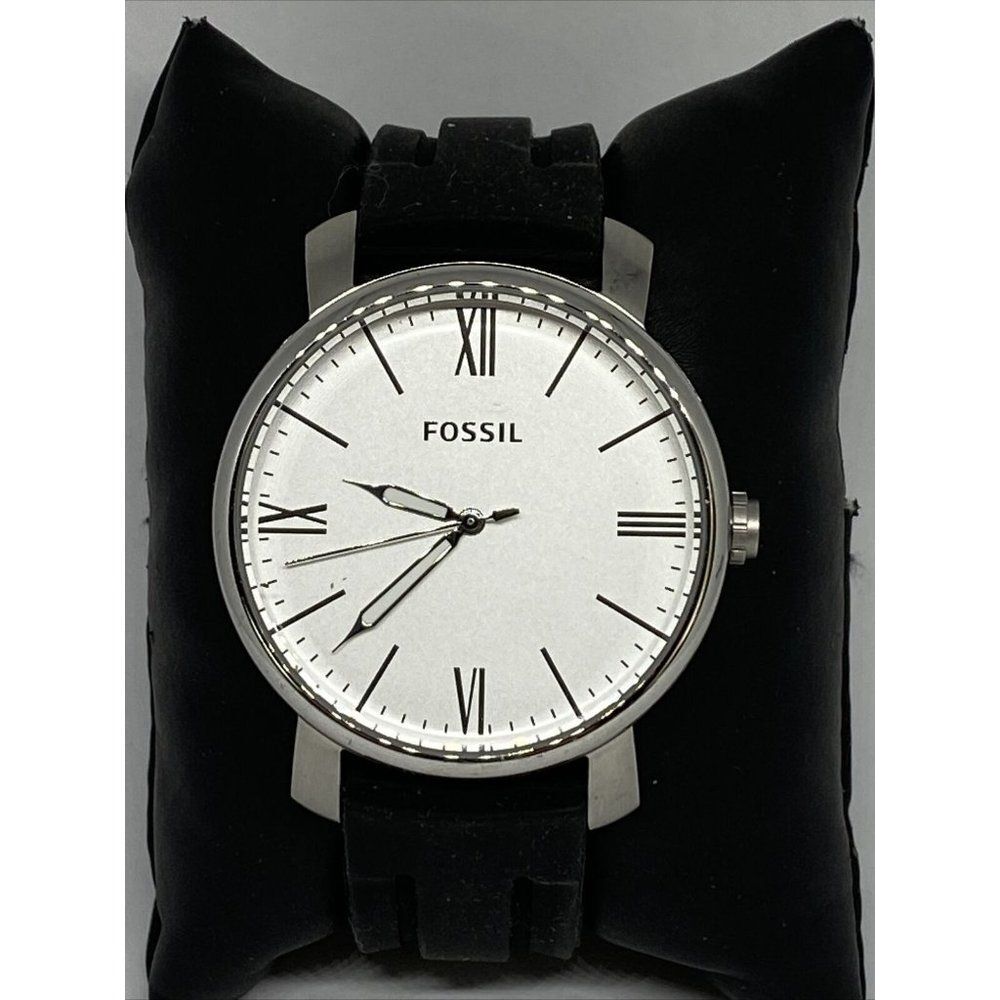 Fossil Rhett BQ2367 Men's Silicone Analog White Di